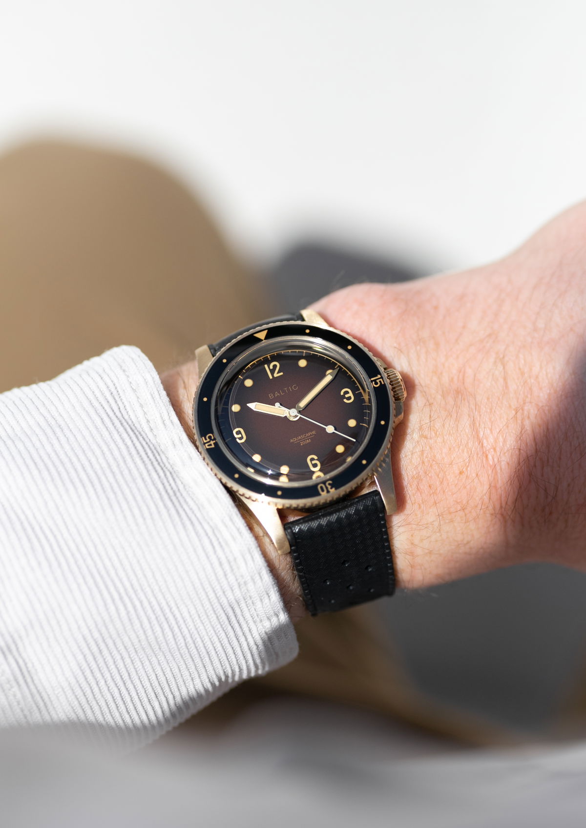 Aquascaphe Bronze Brown | Baltic Watches
