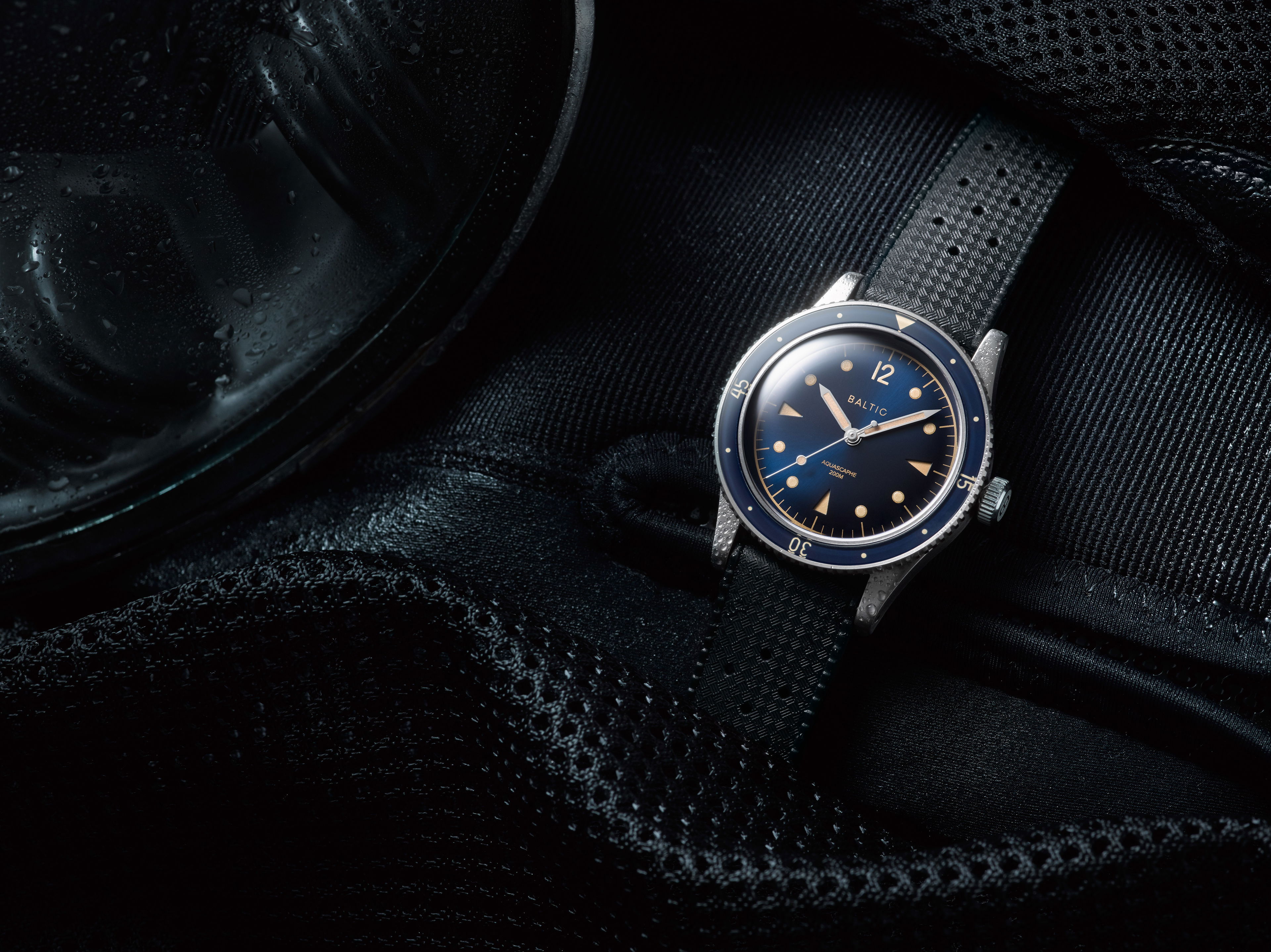 Aquascaphe Classic Blue Gilt | Baltic Watches