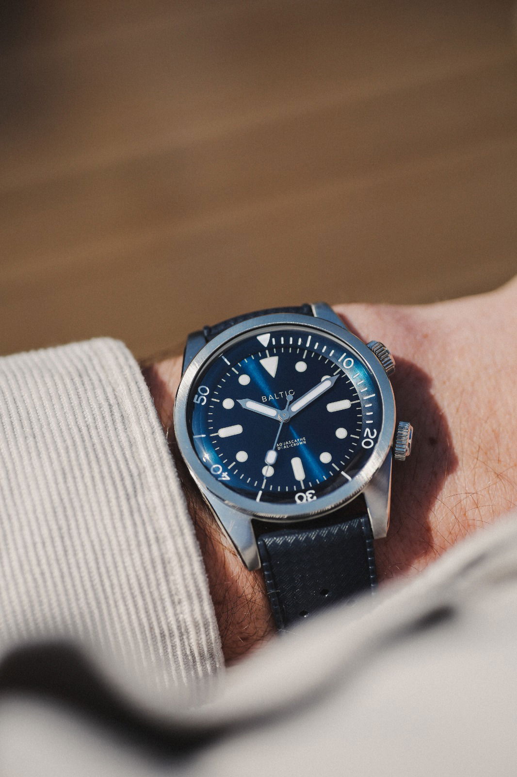 Aquascaphe Dual-Crown - Blue