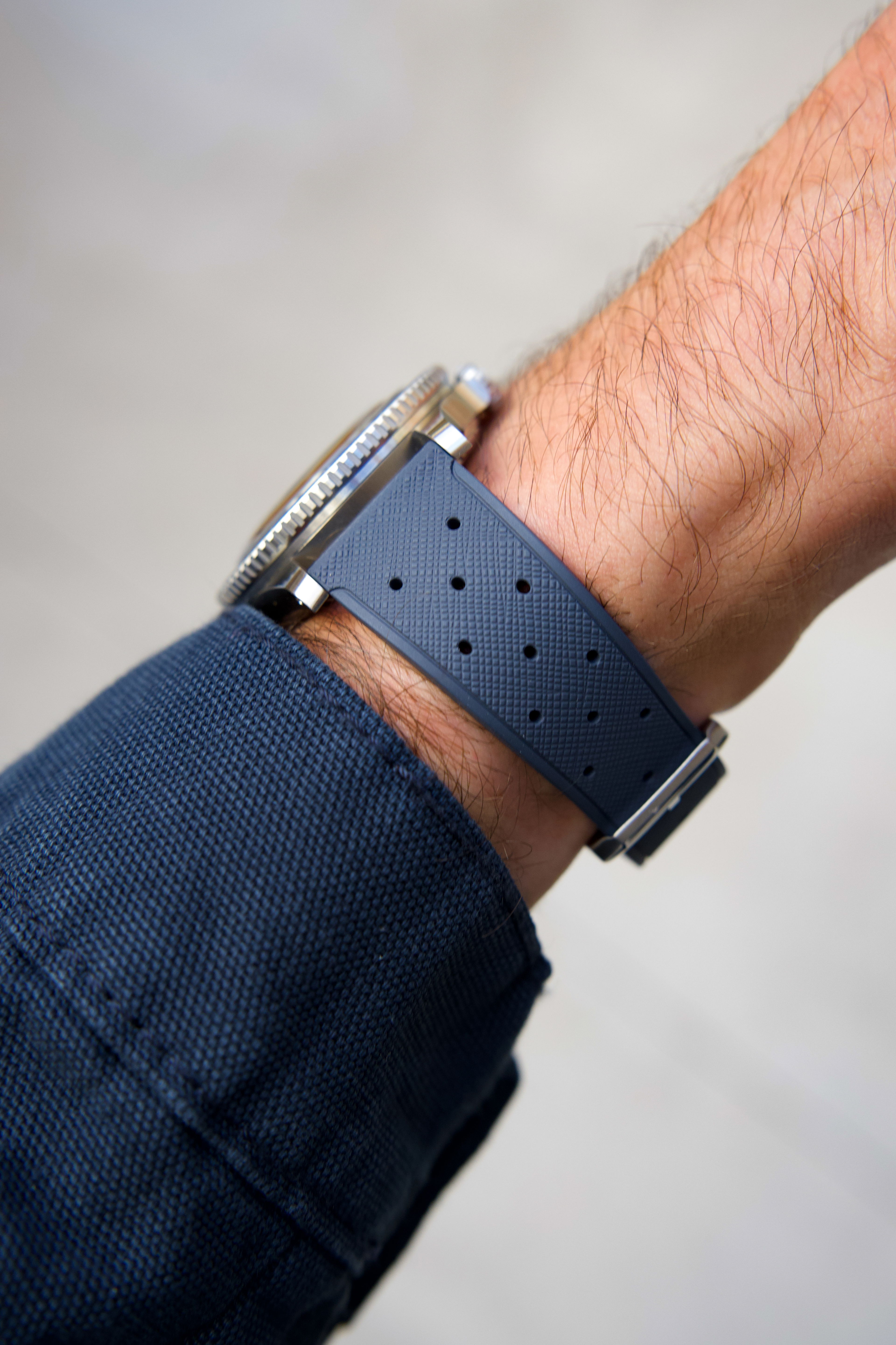 Rubber Classic strap - Blue