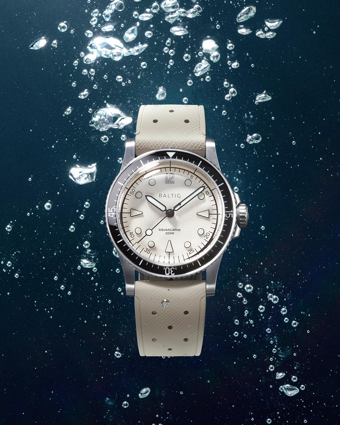 Aquascaphe MK2 Warm Silver | Baltic Watches