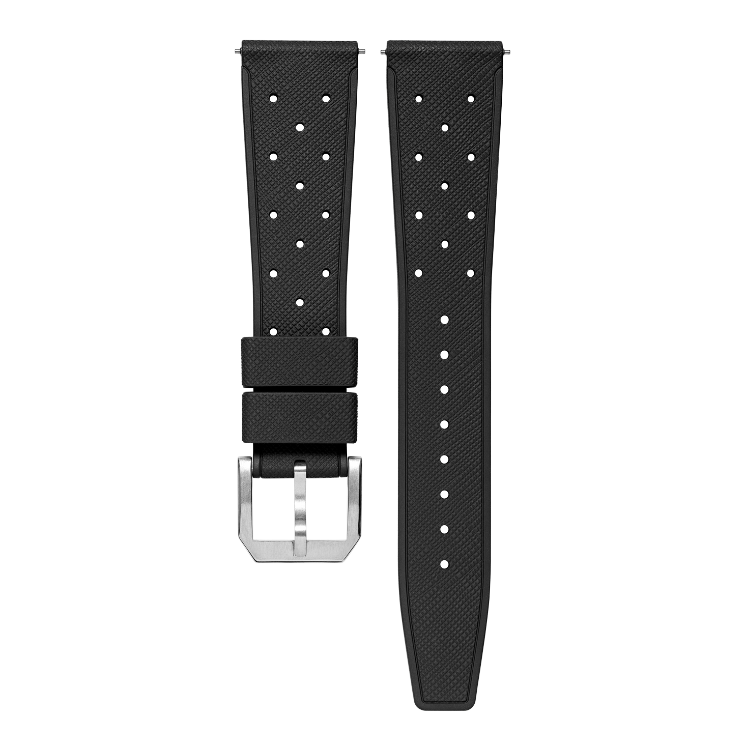 Rubber Classic strap - Black